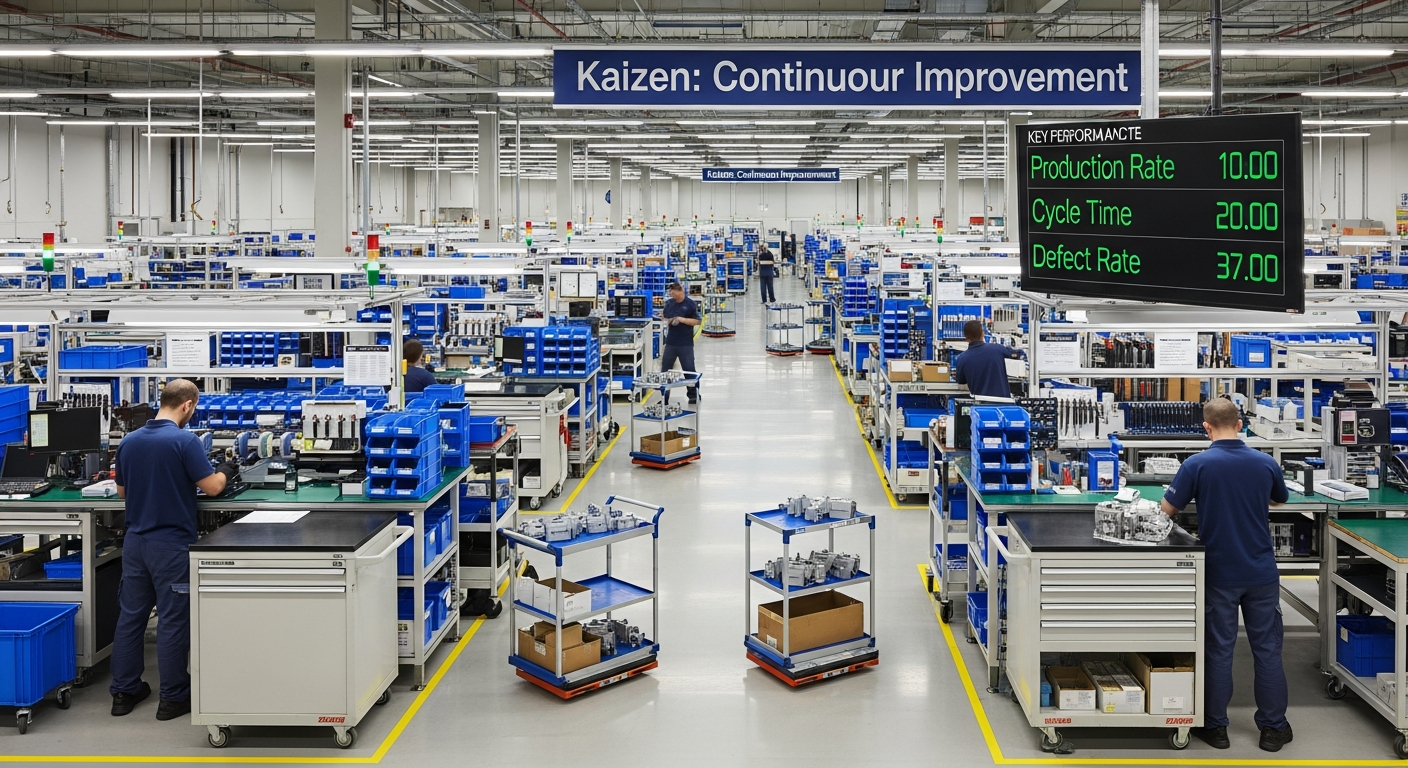 Lean manufacturing continuous improvement